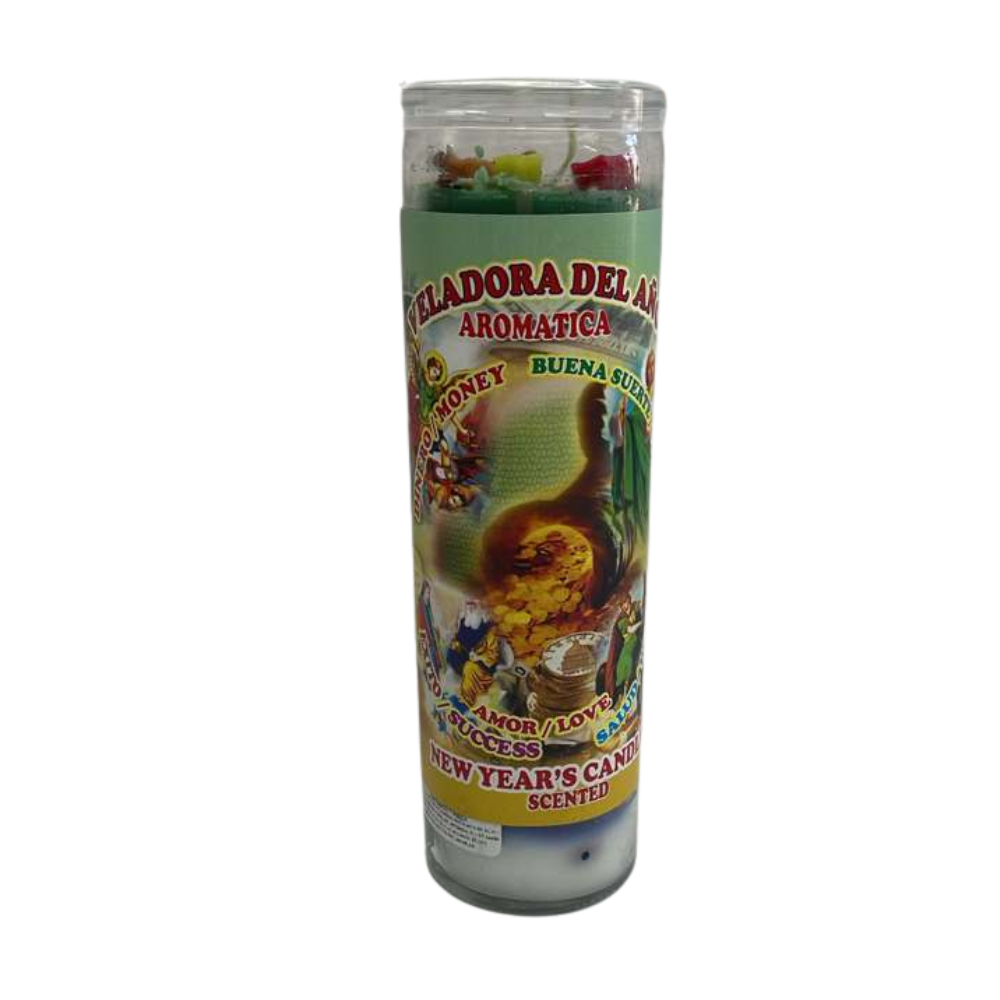 New Year’s Candle – Spiritual Ritual Candle for Renewal, Prosperity & New Beginnings