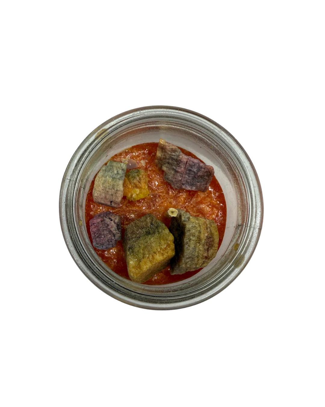 Prepared Orange Candle Día de Muertos – Spiritual Energy & Ancestral Light Candle