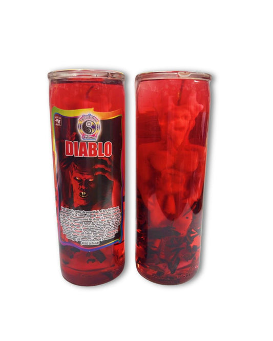 Devil Gel Candle for Reversal & Protection Spells