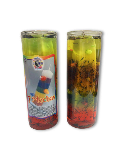 7 Mechas Gel Candle for Powerful Rituals & Spiritual Cleansing