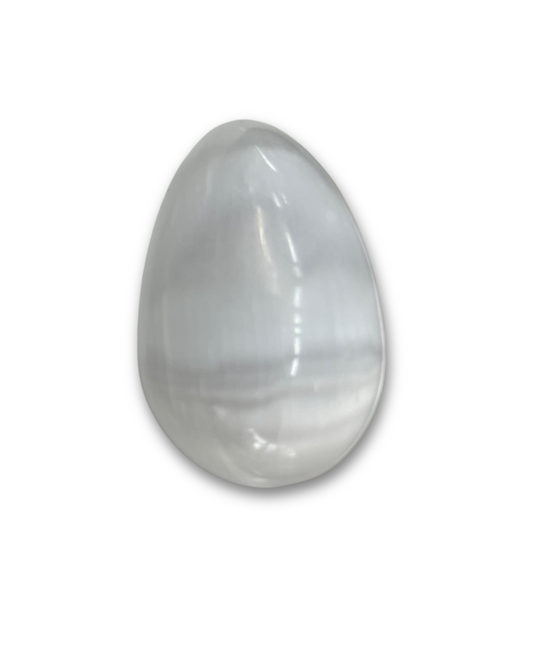 Selenite Egg – Cleansing & High-Vibrational Crystal for Spiritual Renewal