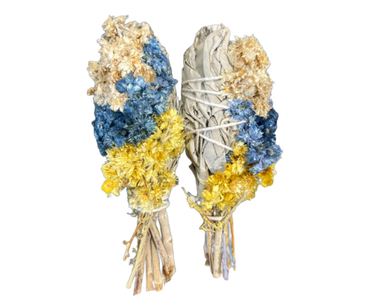 Sage with Mullein Open Road Smudge Stick for Cleansing and Harmony