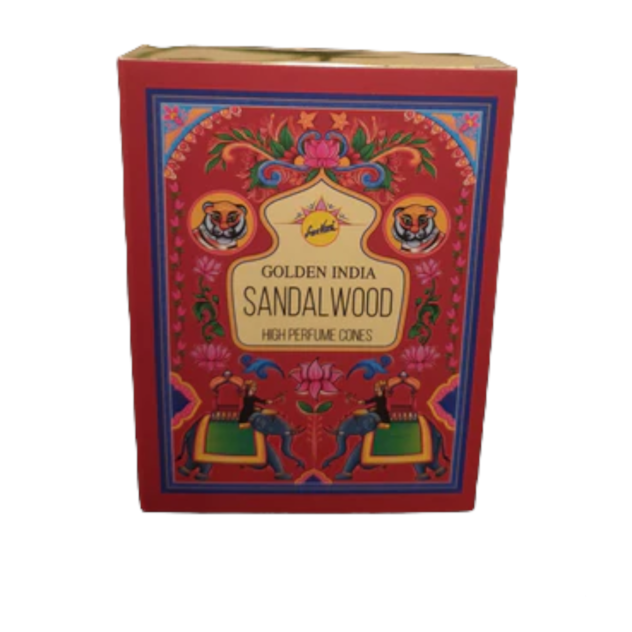Golden India Incense Cones - Sandalwood