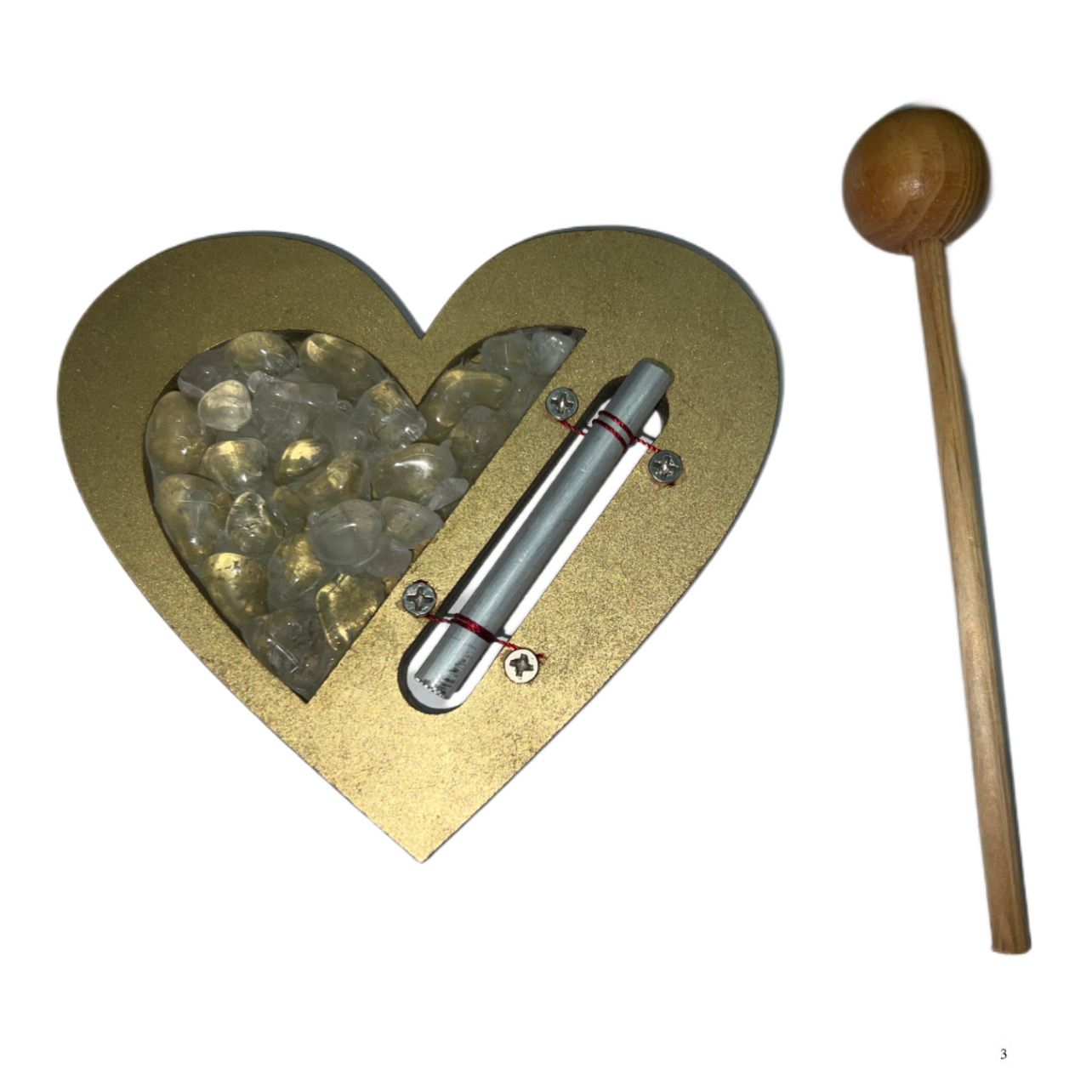 EXCLUSIVE Archangel Harp in Patterned Wooden Case – Angelic Harmonic Music for Spiritual Healing