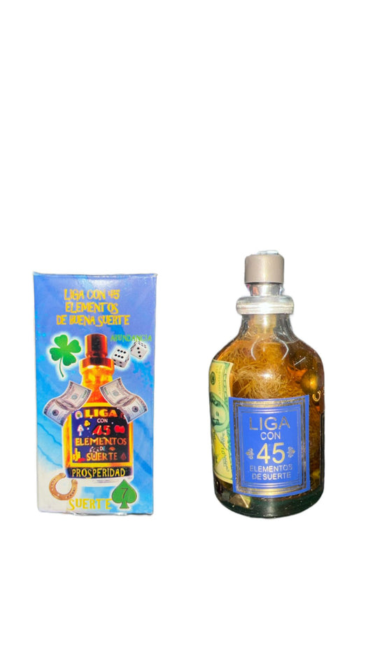 45 Elements of Good Luck Oil – Liga con 45 Elementos de Buena Suerte for Prosperity & Positive Energy