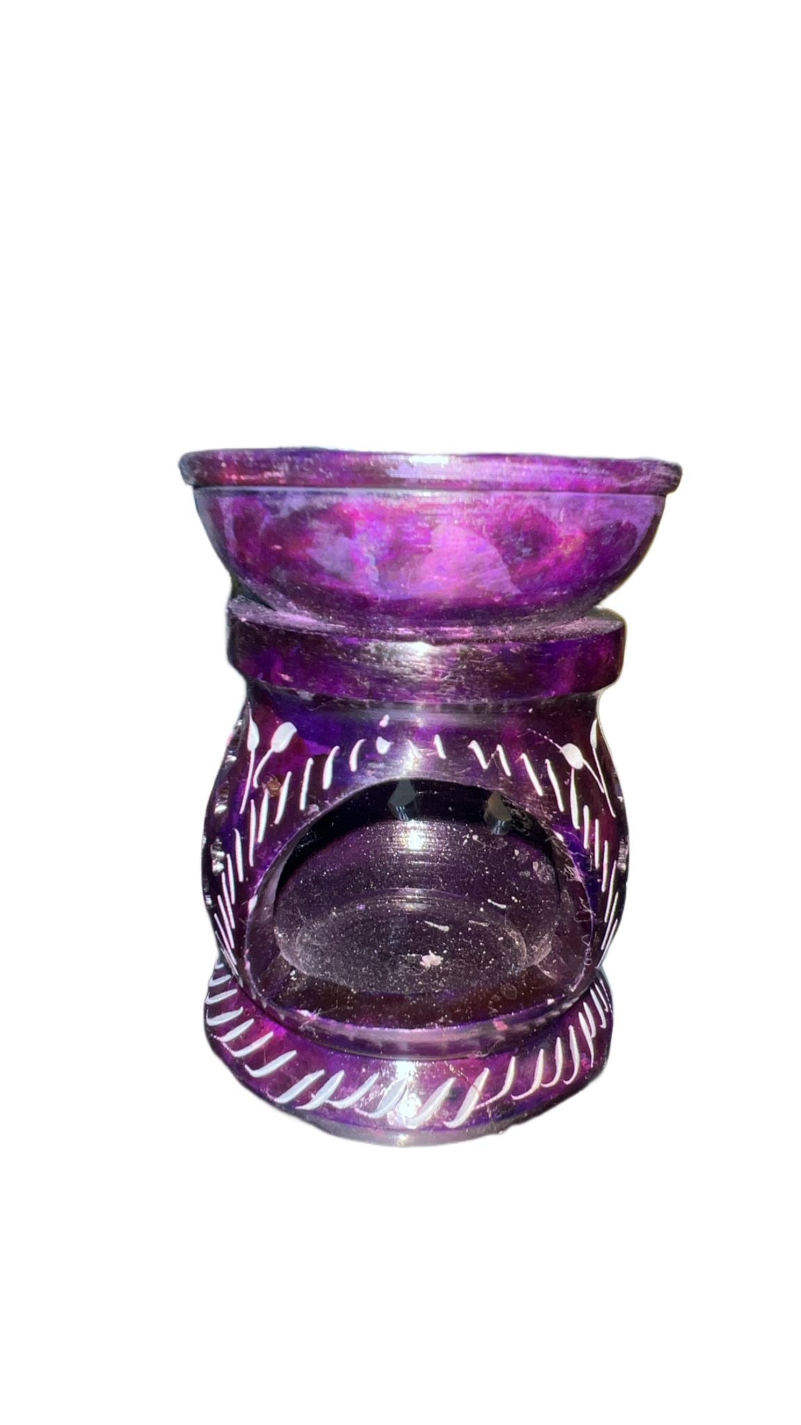 Oil Diffuser – Alabaster Stone Oil Burner for Aromatherapy and Spiritual Balance