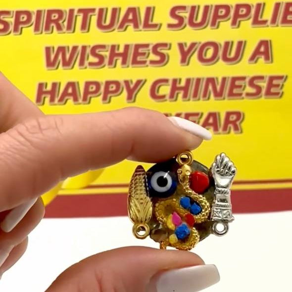Turkish Eye Snake Amulet โ Protection and Wealth