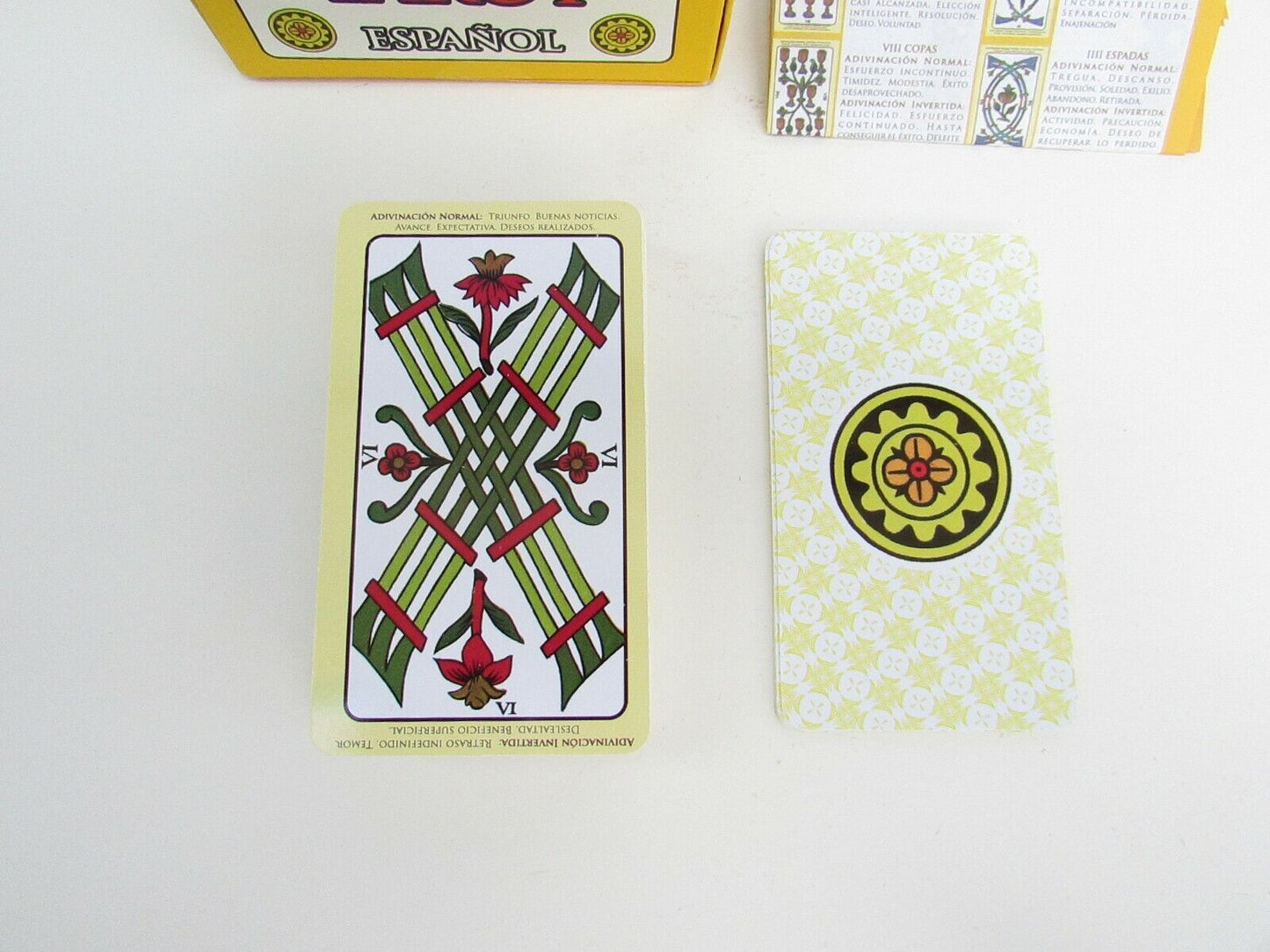 Spanish Tarot Deck – Complete 78 Card Set with Instruction Booklet
