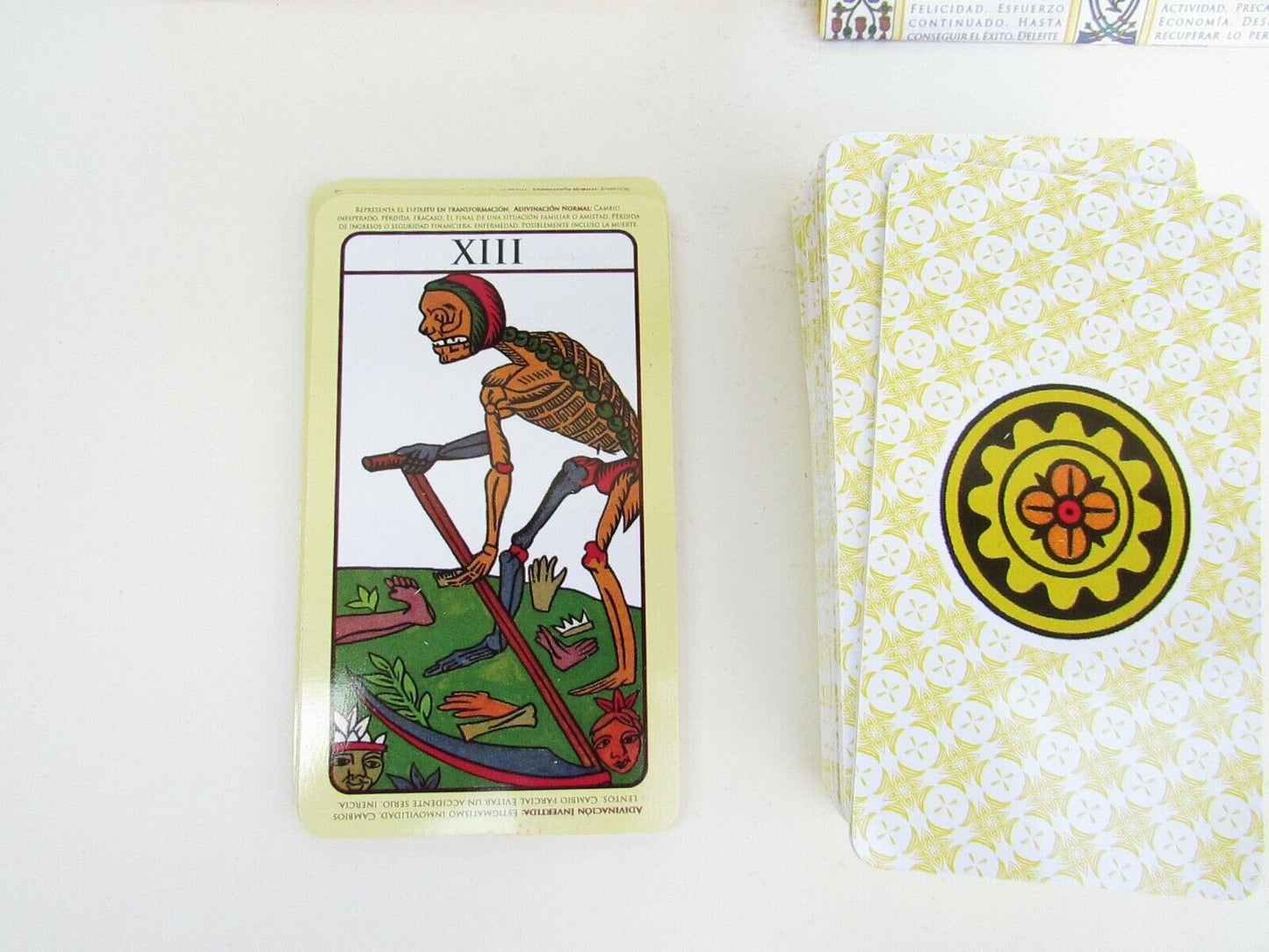 Spanish Tarot Deck – Complete 78 Card Set with Instruction Booklet