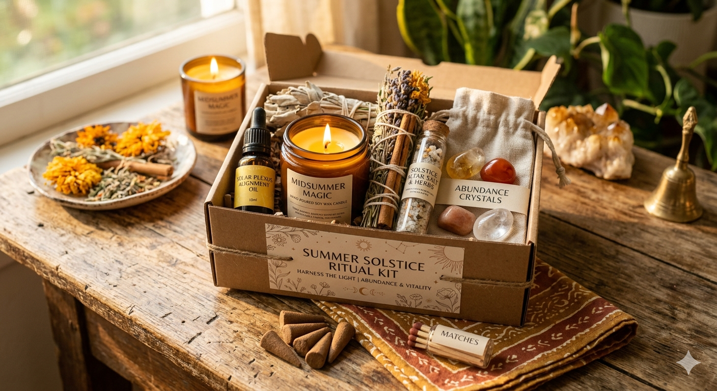 Solar Power Ritual Collection or Manifestation & Midsummer Magic