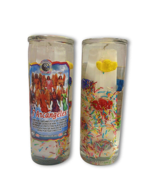 7 Archangels Gel Candle – Divine Protection &amp; Light