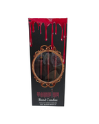 Vampire Blood Candles – Black Taper Ritual Candles that Bleed Red Wax