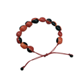 Peruvian Huayruro Seed Macrame Bracelet | Natural Protection Jewelry