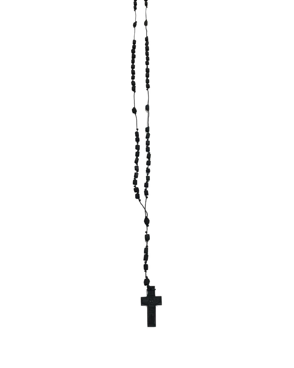 Azabache Cross Rosary – Evil Eye Protection & Spiritual Strength