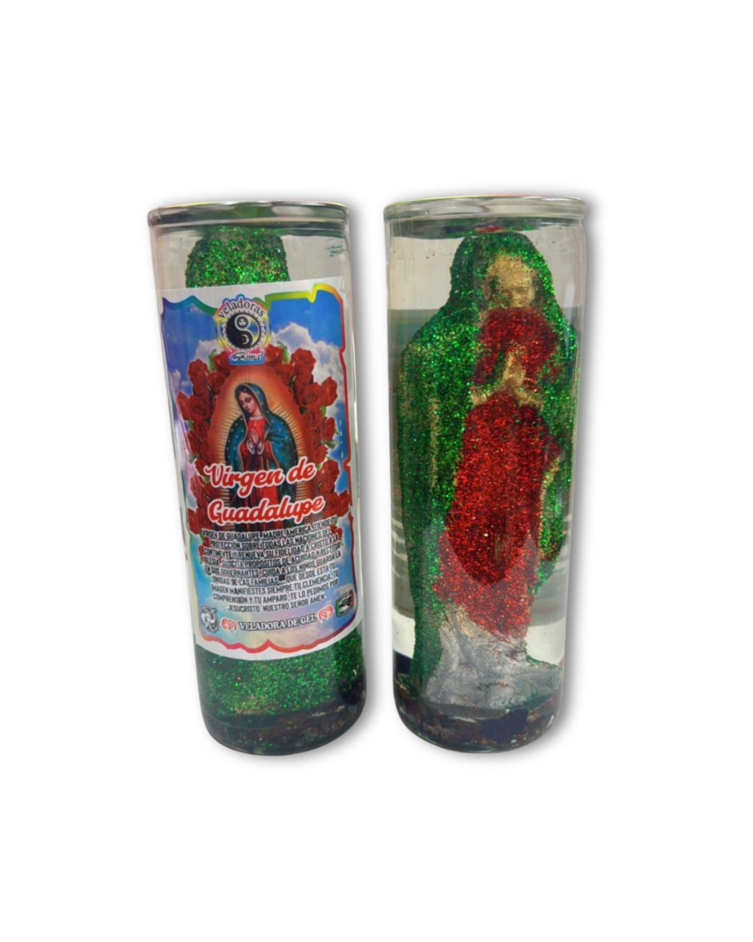 Virgen de Guadalupe Gel Candle for Protection, Faith & Miracles