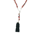 Jet Black Mano Figa Necklace | Evil Eye Protection Amulet