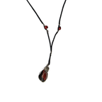 Tiger Iron & Red Jasper Pendant Necklace | Grounding & Vitality