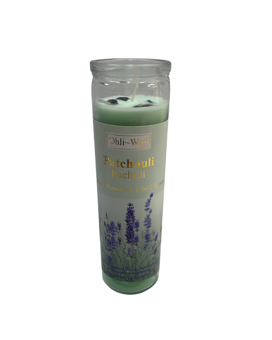 Ohli-Way Prepared Candle Patchouli – Attraction & Grounding
