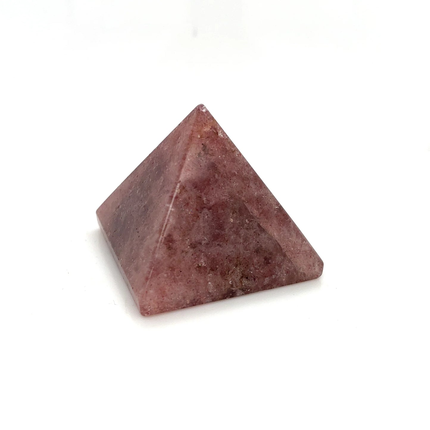 Strawberry Quartz Pyramid – Crystal for Love, Self-Love & Heart Harmony