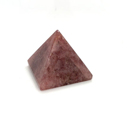 Strawberry Quartz Pyramid – Crystal for Love, Self-Love & Heart Harmony
