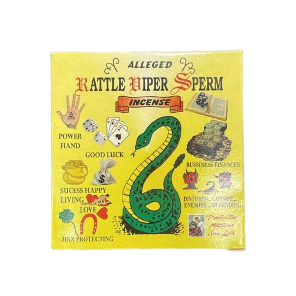 Alleged Rattlesnake Sperm Incense – Ritual Art Supplies for Attraction, Power & Manifestation