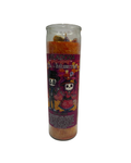 Prepared Orange Candle Día de Muertos – Spiritual Energy & Ancestral Light Candle