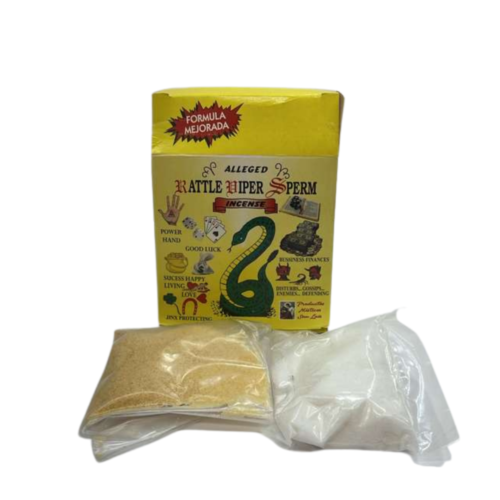 Alleged Rattlesnake Sperm Incense – Ritual Art Supplies for Attraction, Power & Manifestation
