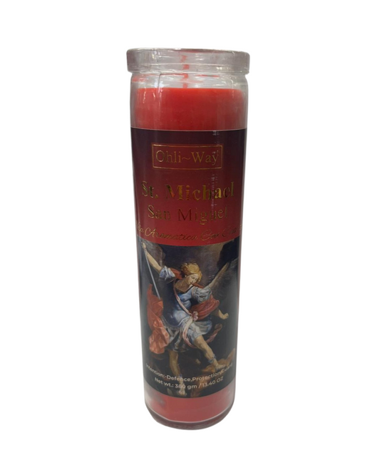 Saint Michael Soy Candle – Protection, Courage & Faith