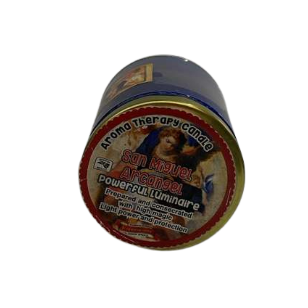 Saint Michael Archangel Prepared Luminaire Candle – Spiritual Light for Protection & Strength