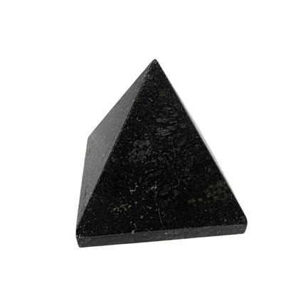 Black Tourmaline Pyramid Crystal – Protective Gemstone for Grounding & Energy Shielding