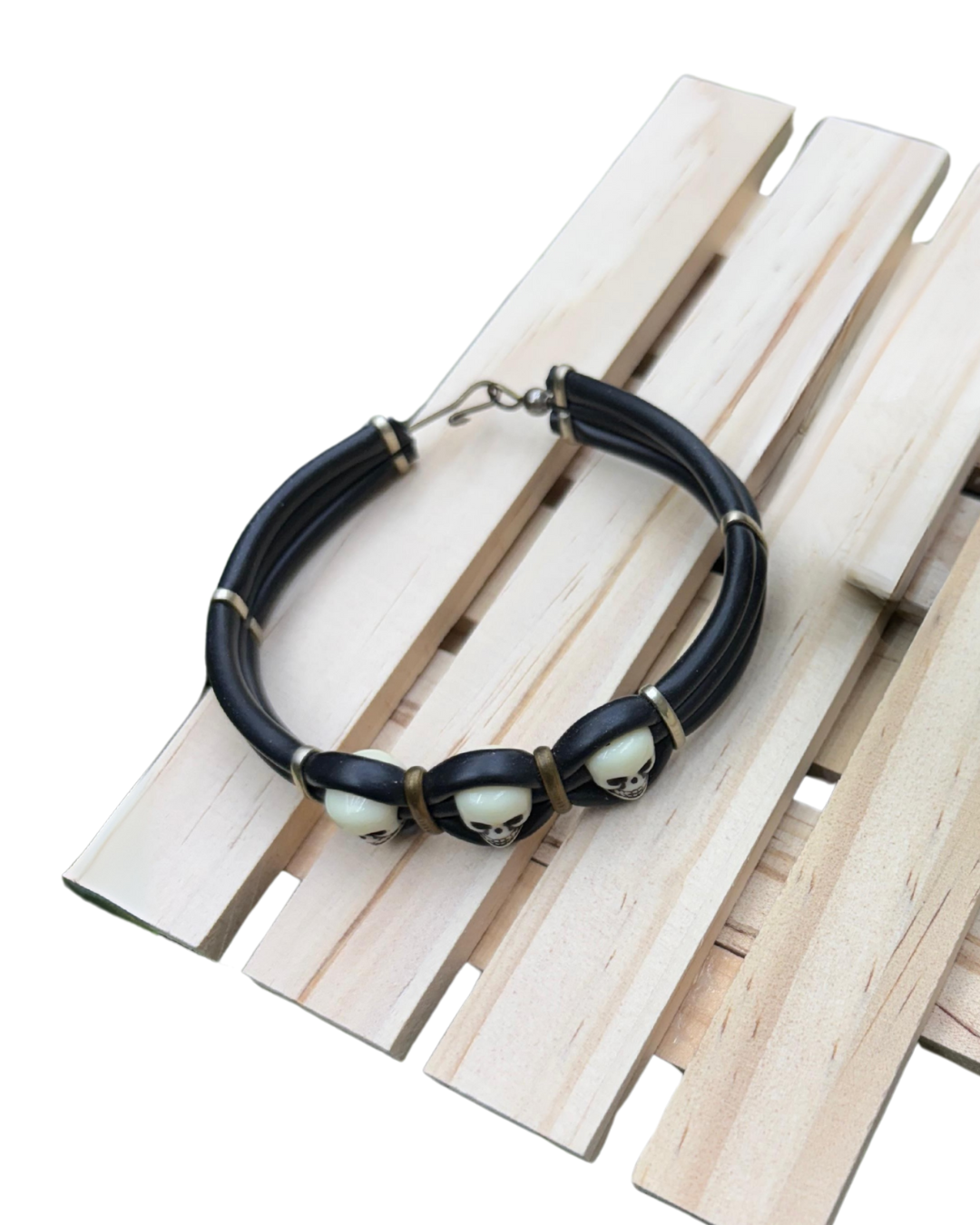 Skull Bracelet – Spiritual Protection Jewelry for Strength, Power & Ancestral Connection