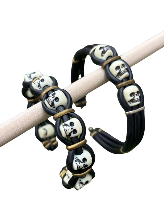 Skull Bracelet – Spiritual Protection Jewelry for Strength, Power & Ancestral Connection