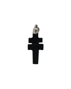 Cruz de Caravaca Azabache Necklace – Spiritual Protection Cross
