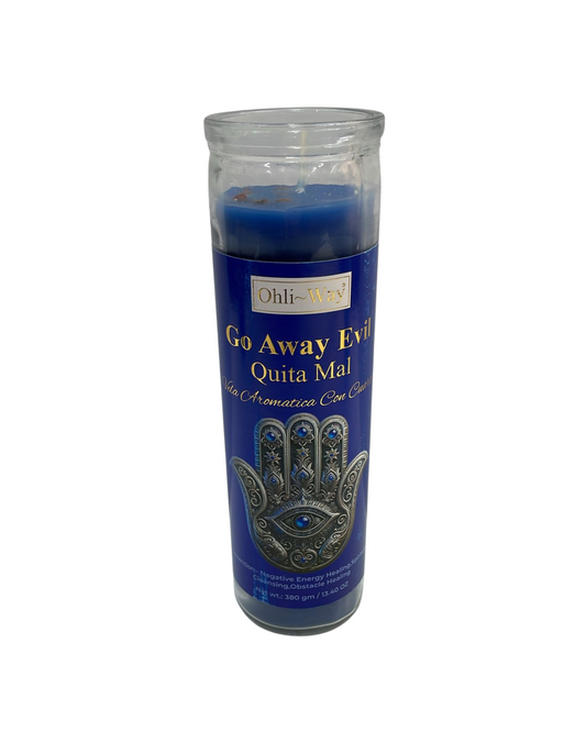 Ohli-Way Go Away Evil Prepared Candle – Spiritual Protection & Cleansing