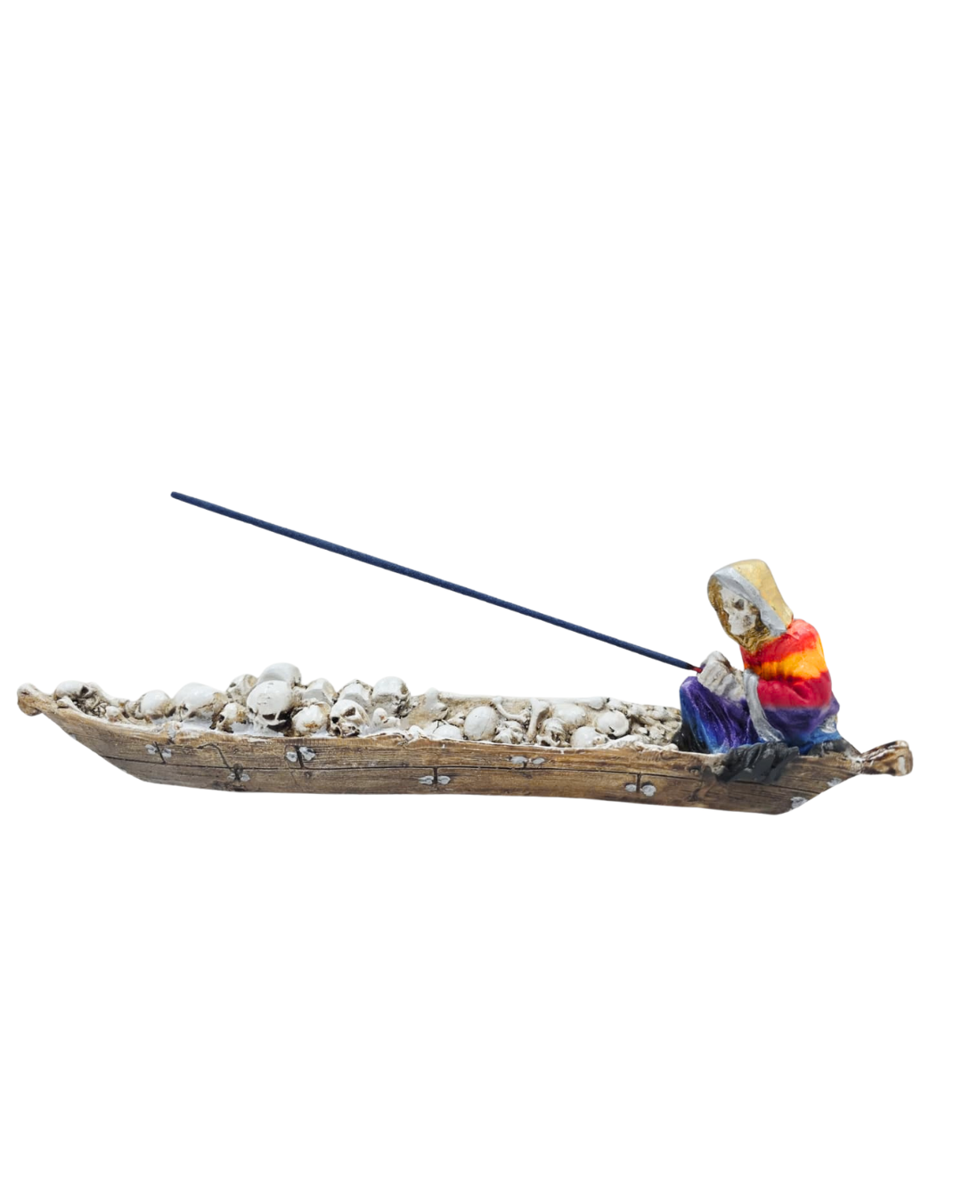 Santa Muerte Incense Holder – Holy Death Altar Accessory