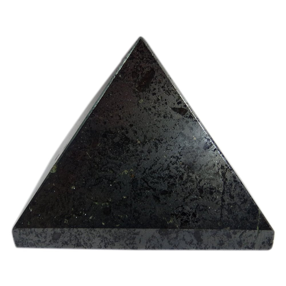 Black Tourmaline Pyramid Crystal – Protective Gemstone for Grounding & Energy Shielding