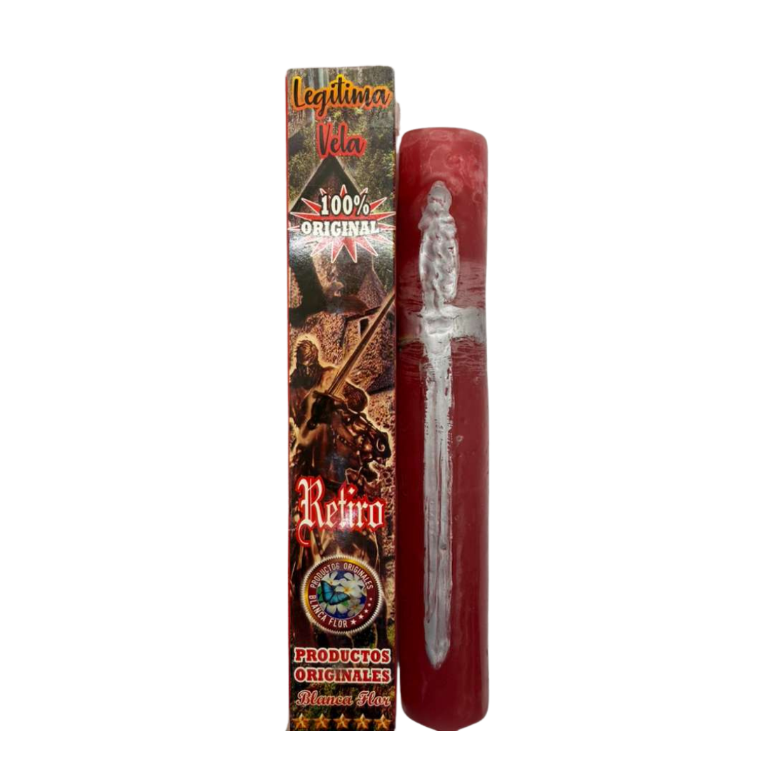 Vela del Retiro Candle | Get Away & Banishment Ritual Candle