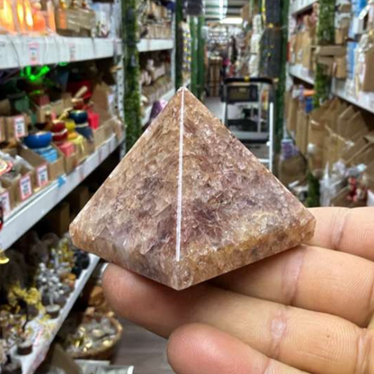 Strawberry Quartz Pyramid – Crystal for Love, Self-Love & Heart Harmony