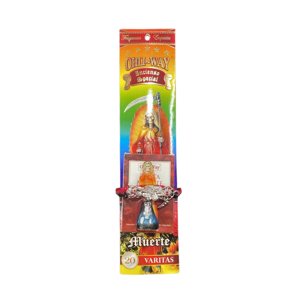 Santa Muerte Protection & Prosperity Kit | Incense, Soap, Bracelet & Statue