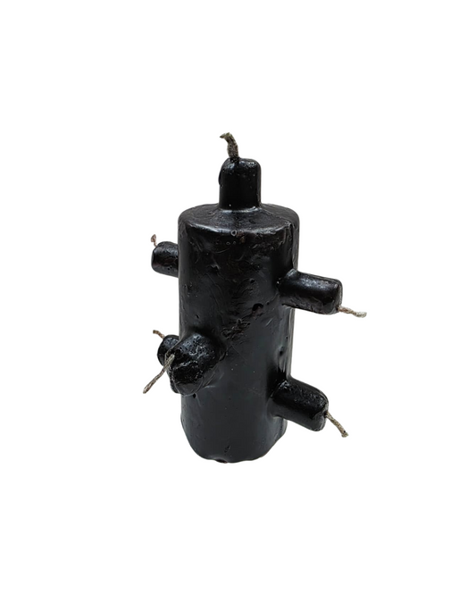 7-Wick Black Candle – Powerful Banishing & Protection Ritual Candle