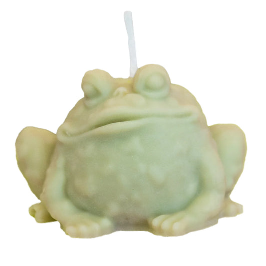 White Frog Candle: Peace and Harmony