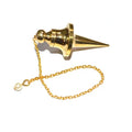 Golden Dowsing Pendulum – Precision Divination Tool for Energy Work & Meditation