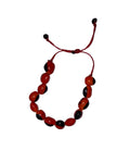 Good Luck Huayruro Bracelet – Adjustable Red & Black Seed Bead Talisman for Protection & Abundance
