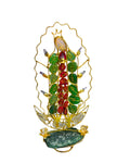 Virgen de Guadalupe Quartz Statue – Spiritual Protection & Divine Feminine Energy