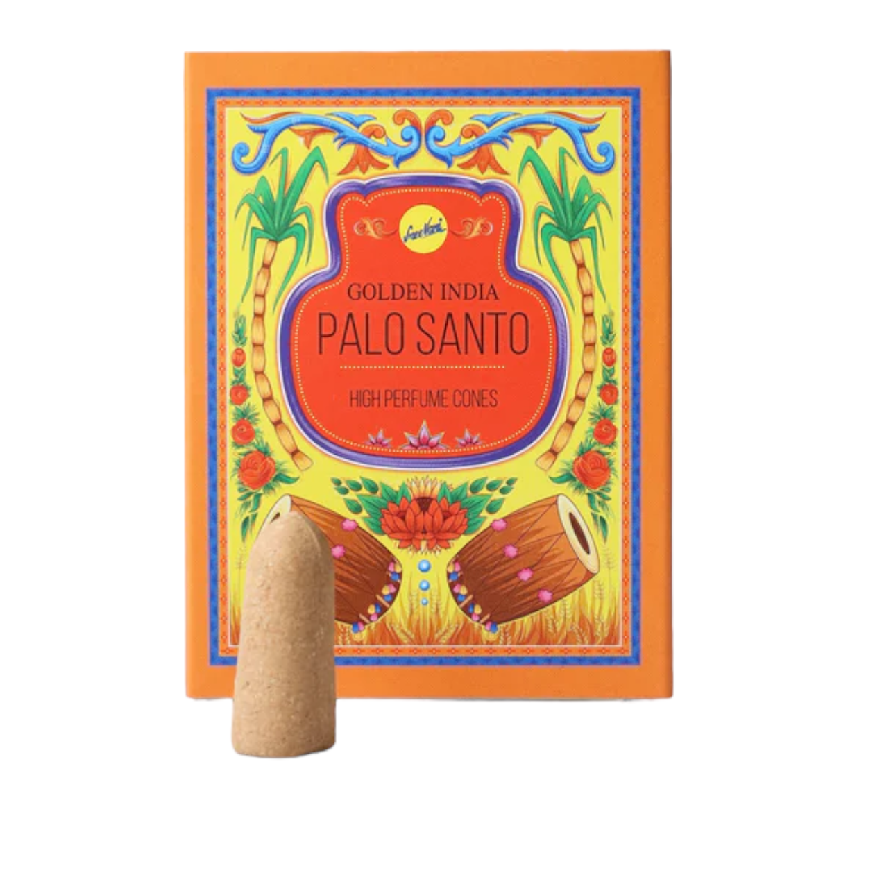 Golden India Incense Cones - Palo Santo