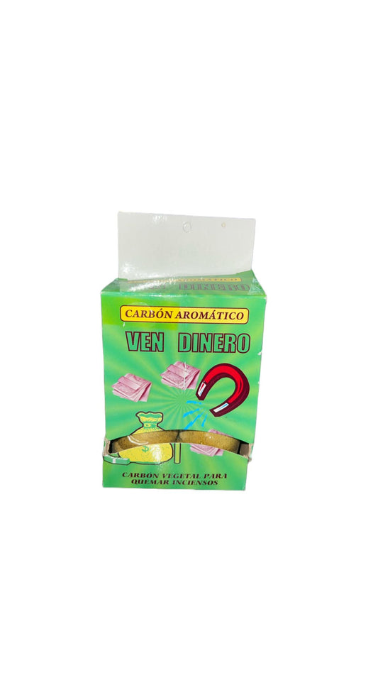 Ven Dinero Aromatic Charcoal: Attract Prosperity and Abundance