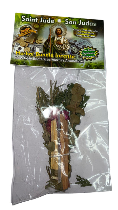 Saint Jude Herbal Bundle Incense Smudge: Invoke Divine Assistance