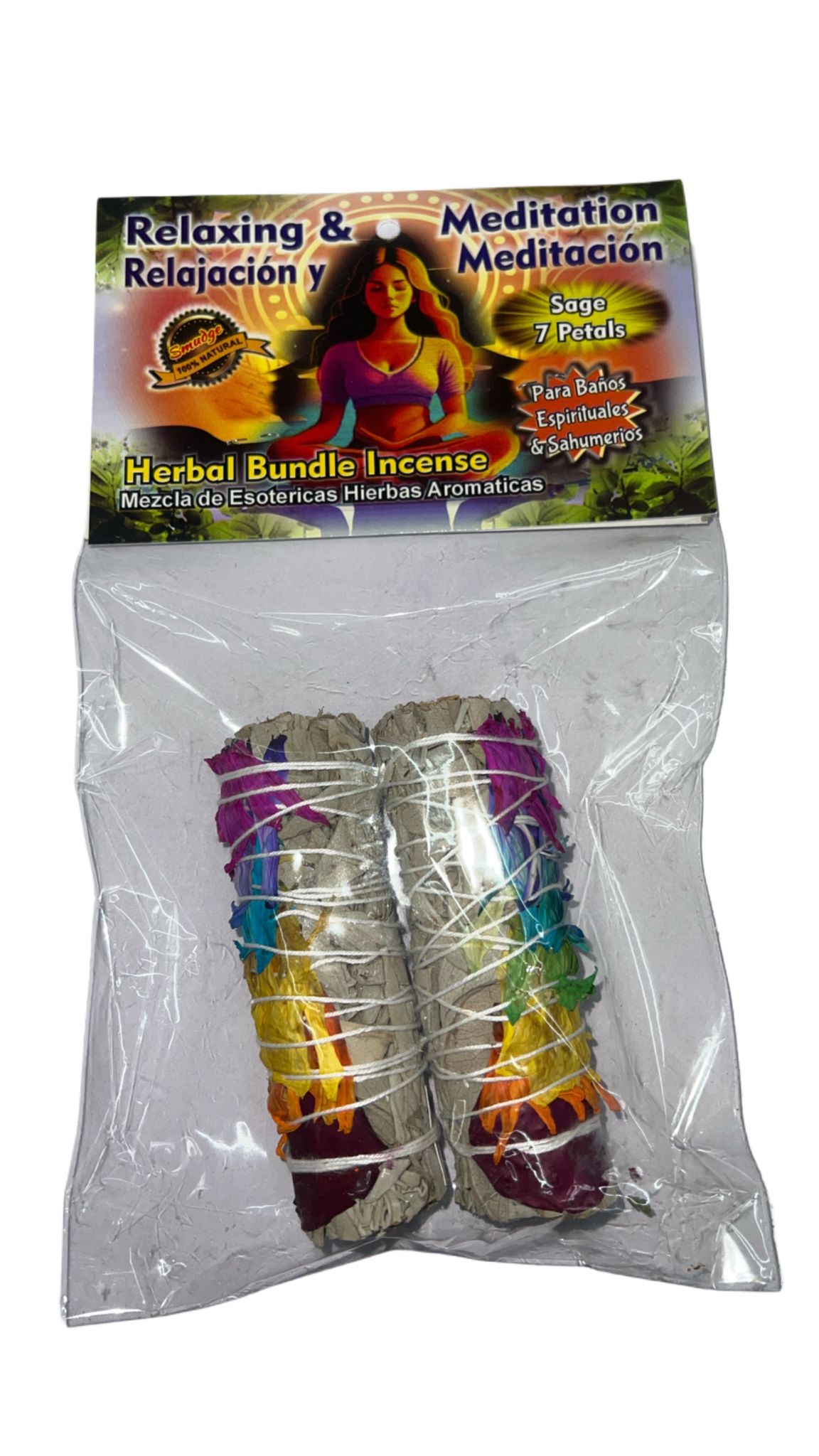 Relaxing and Meditation Herbal Bundle Incense Smudge