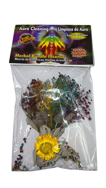 Aura Cleansing Herbal Bundle Incense Smudge: Purify and Protect