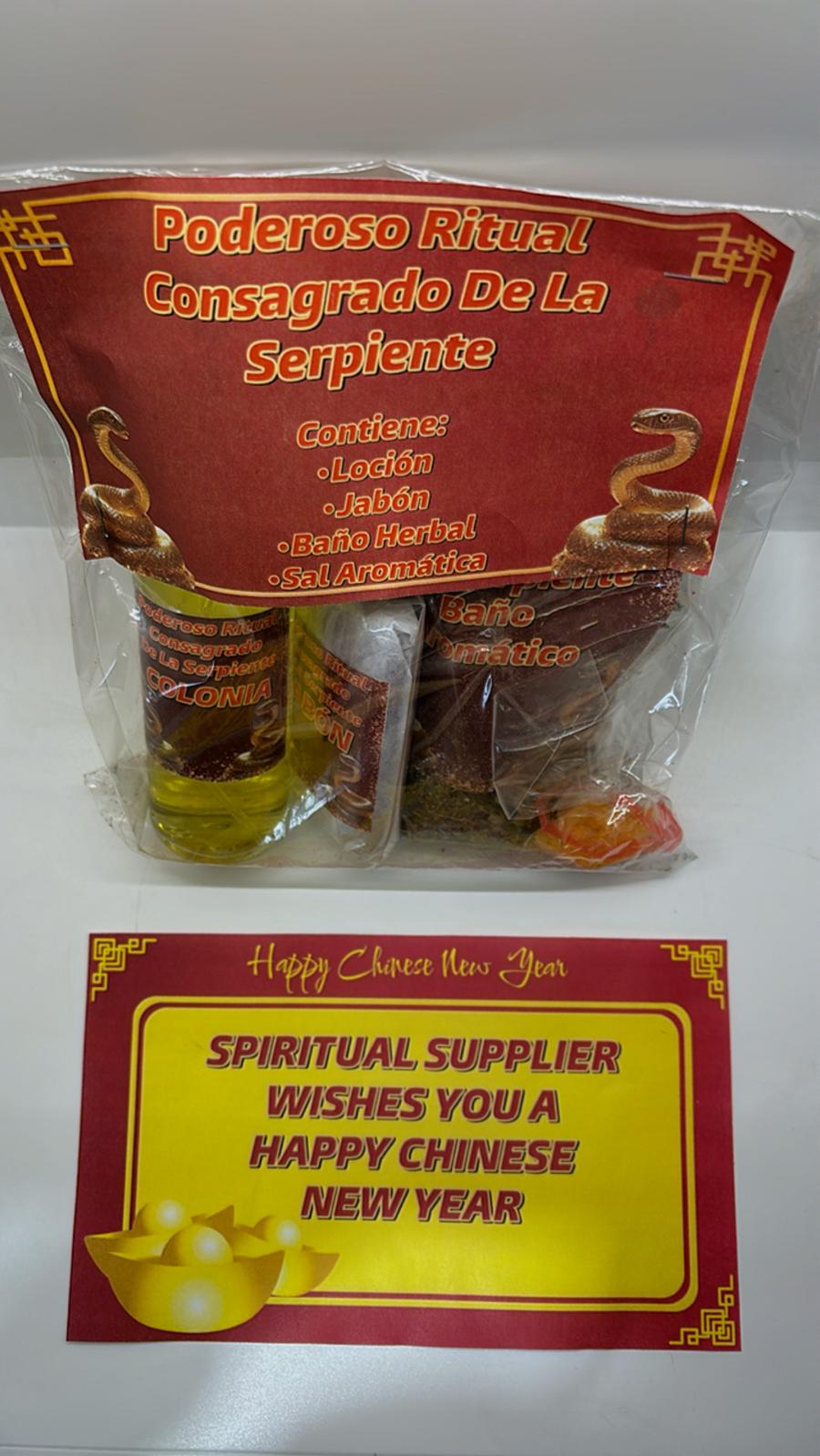 Chinese New Year Wood-Snake Ritual Kit – Transform Your Energy in 2025